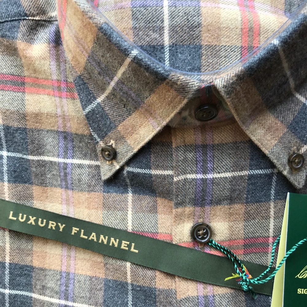 Orvis Luxury Plaid Flannel M